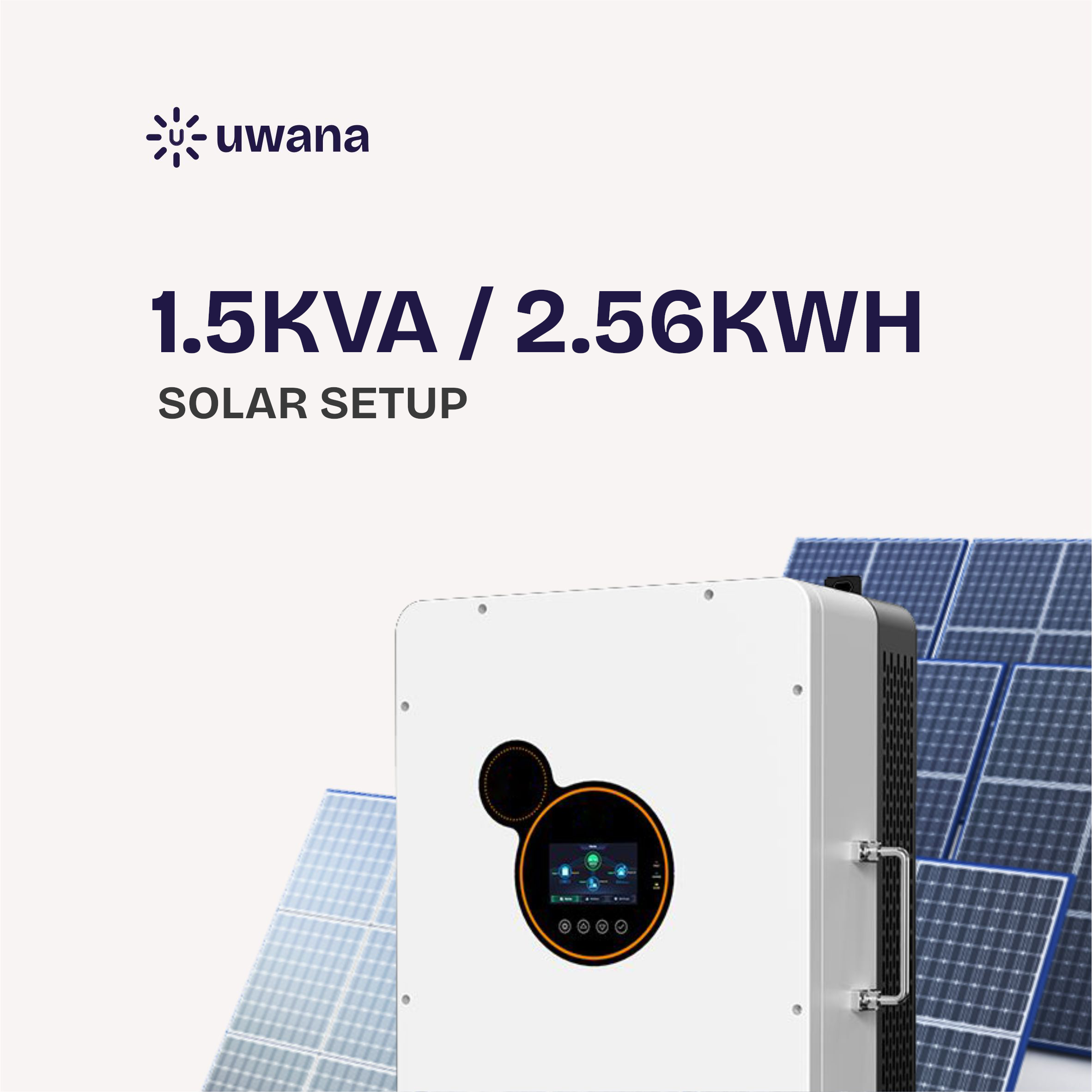1.5KVA + 2.56KWH