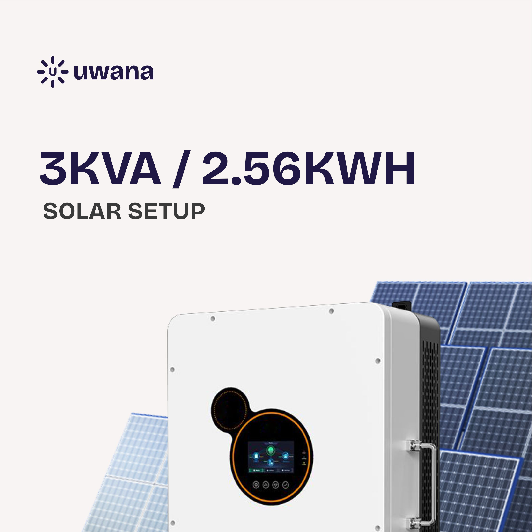 3.0KVA  + 2.56KWH